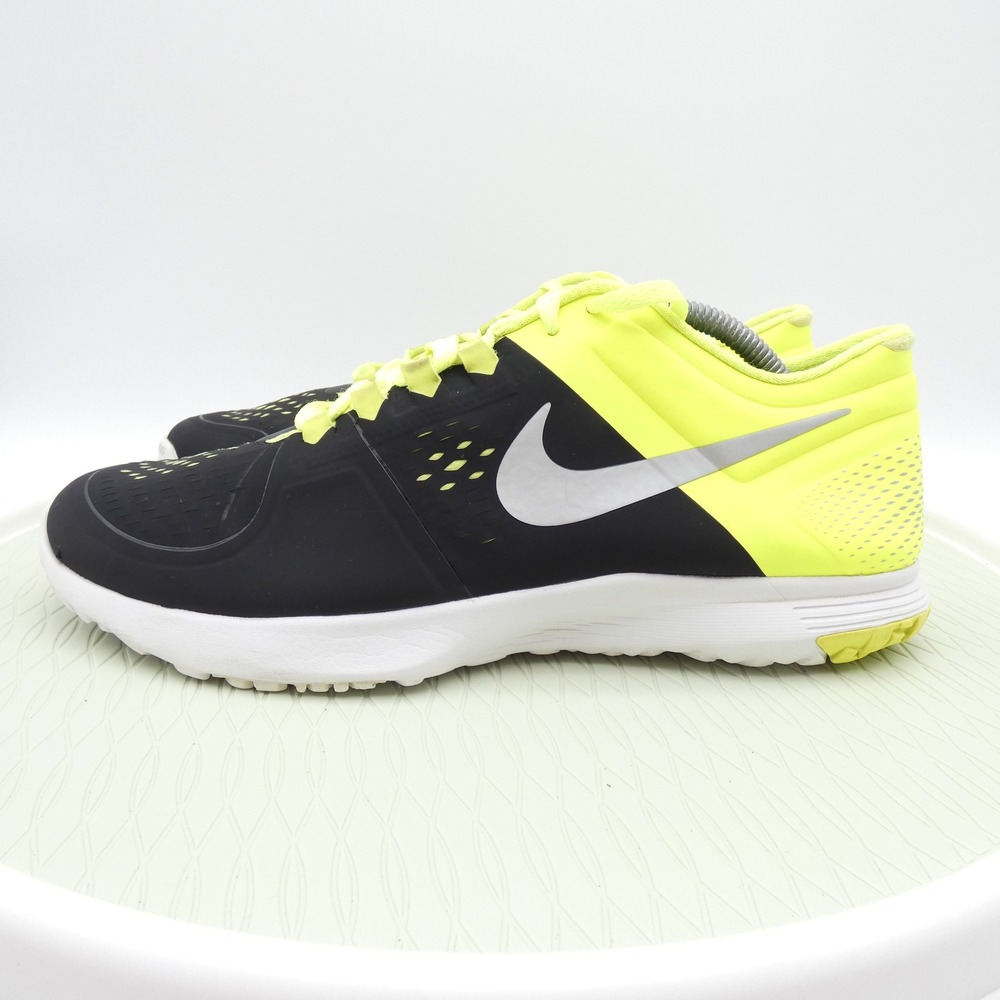 Nike Lunar Dominate Mens Training Shoes Black Volt Yellow 615972-003 Size 11 - Picture 3 of 12